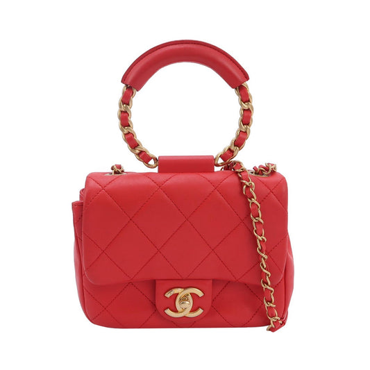 Chanel - Classic Flap - Leather - Red