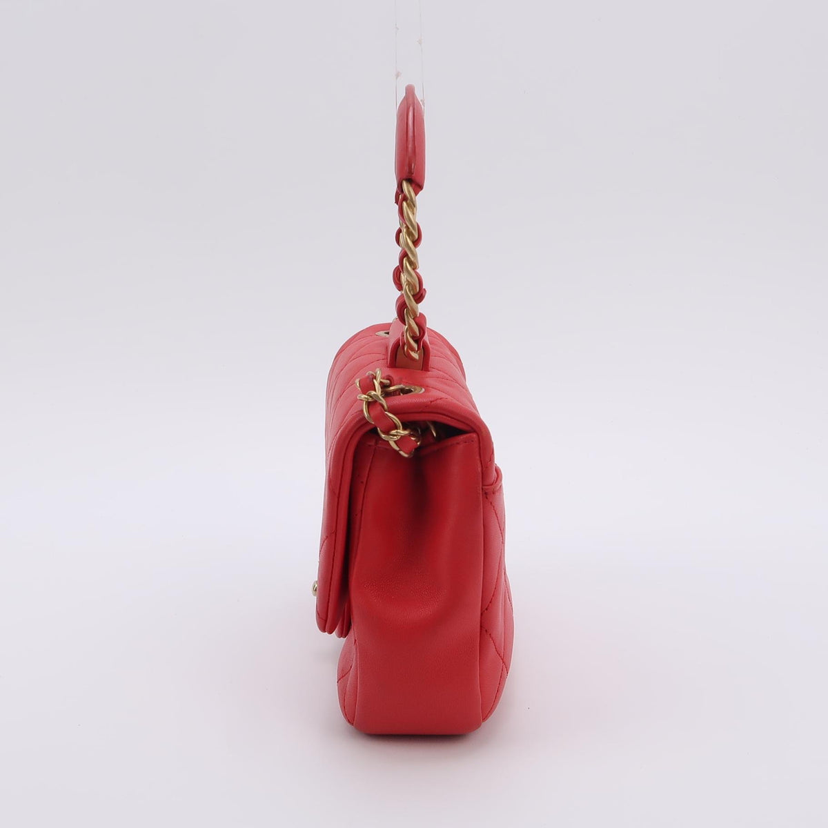 Chanel - Classic Flap - Leather - Red