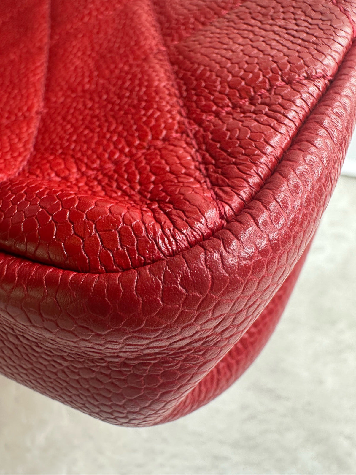 Chanel - Classic Flap - Leather - Red - (mini)