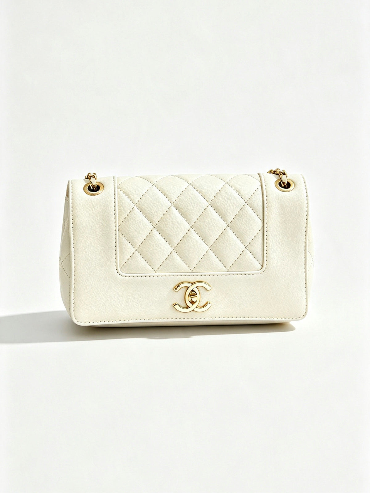 Chanel - Classic Flap - Leather - White