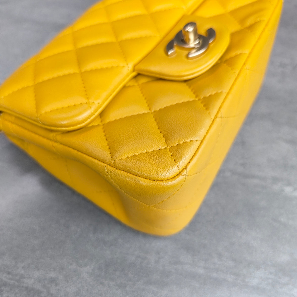 Chanel - Classic Flap - Leather - Yellow