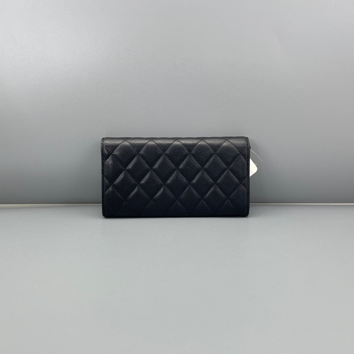 Chanel - Classic Flap Long Wallet - Caviar leather - Black with Gold-Tone Hardware