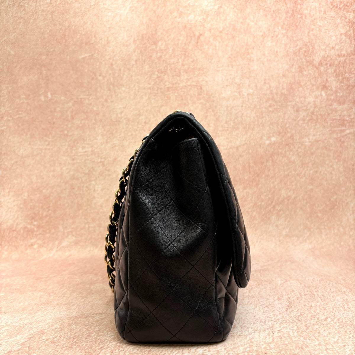 Chanel - Classic Flap Maxi - Leather - Black - (extra-large)