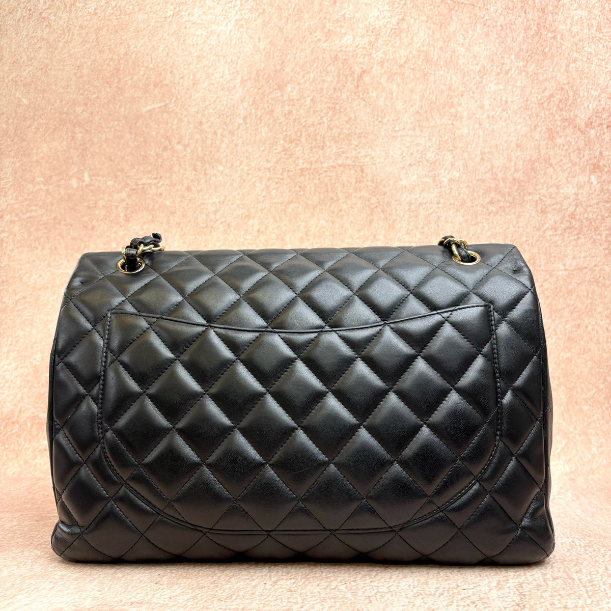 Chanel - Classic Flap Maxi - Leather - Black - (extra-large)