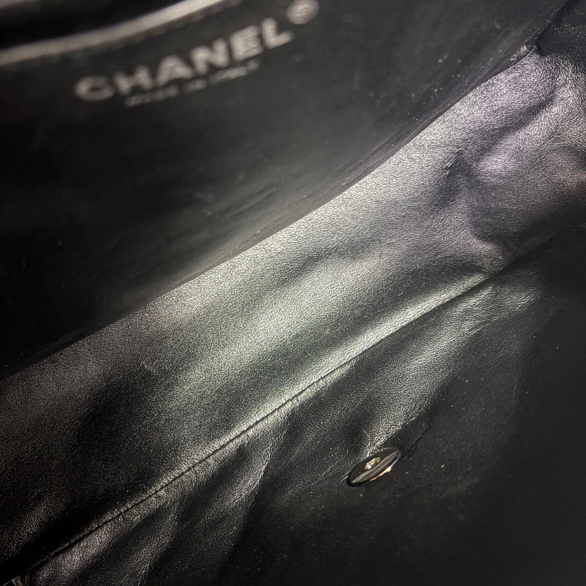 Chanel - Classic Flap Maxi - Patent leather - Black - (large)