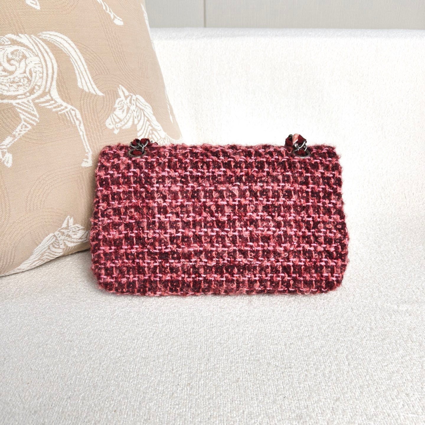 Chanel - Classic Flap Medium - Tweed - Multicolour - (Medium)