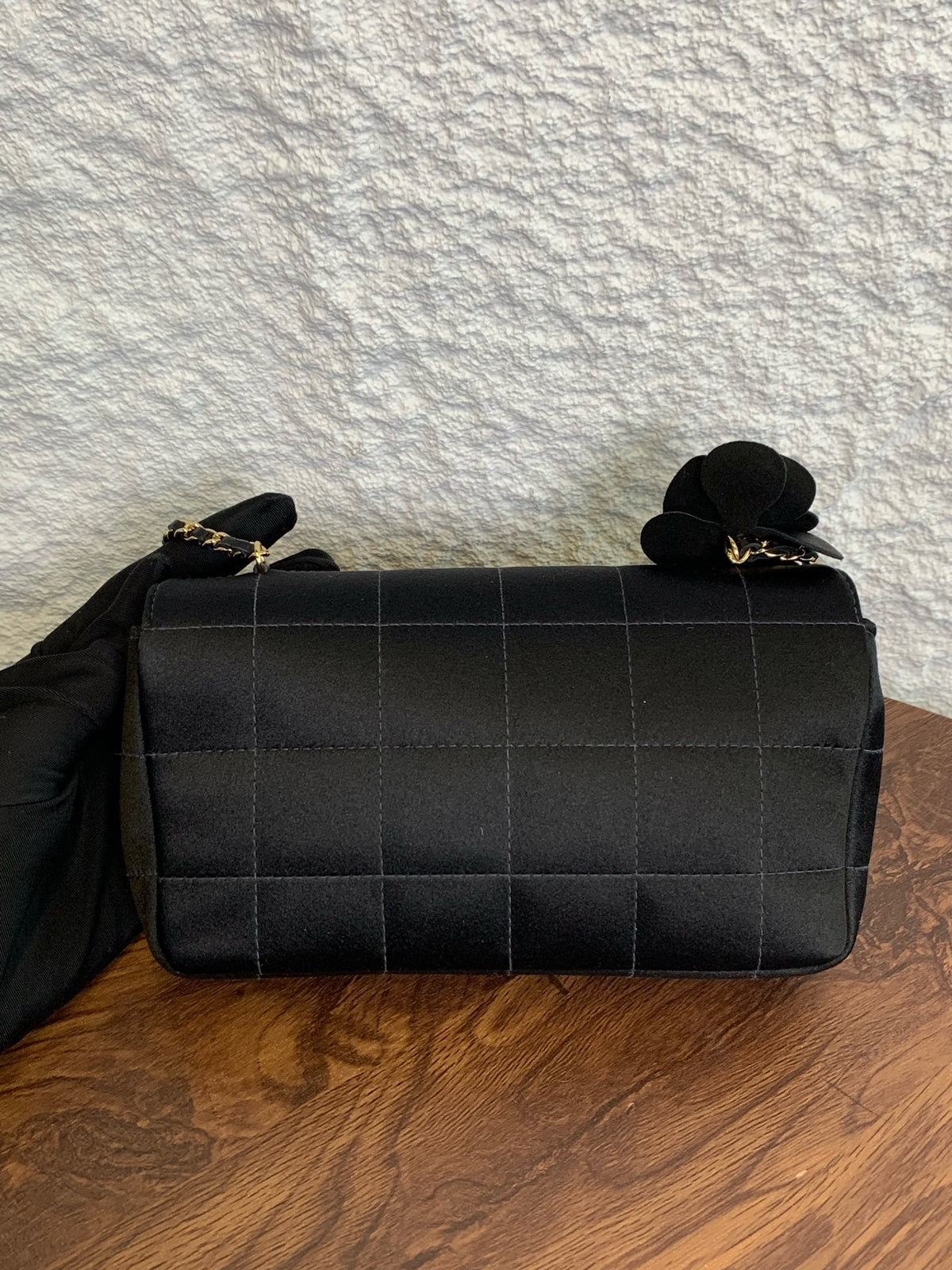 Chanel - Classic Flap Mini - Cloth - Black - (mini)