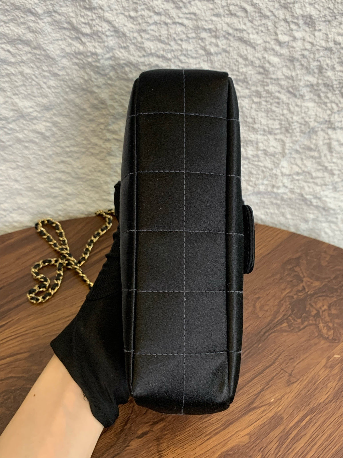 Chanel - Classic Flap Mini - Cloth - Black - (mini)