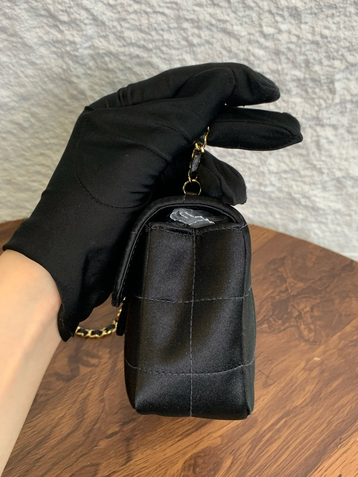 Chanel - Classic Flap Mini - Cloth - Black - (mini)