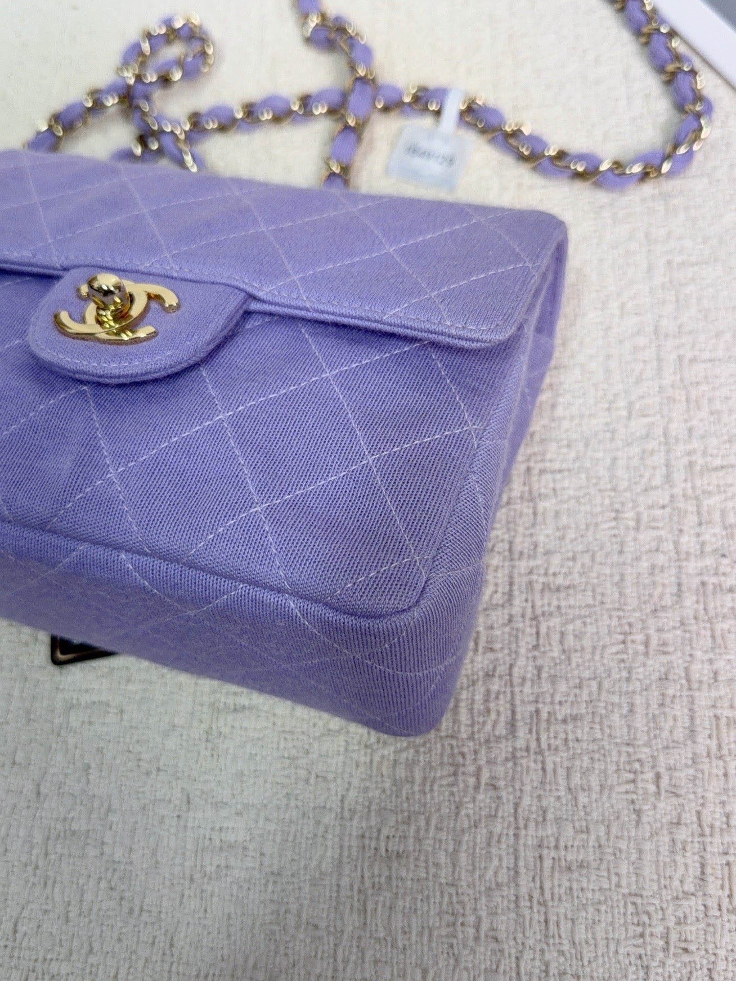 Chanel - Classic Flap Mini - Cloth - Purple - (mini)
