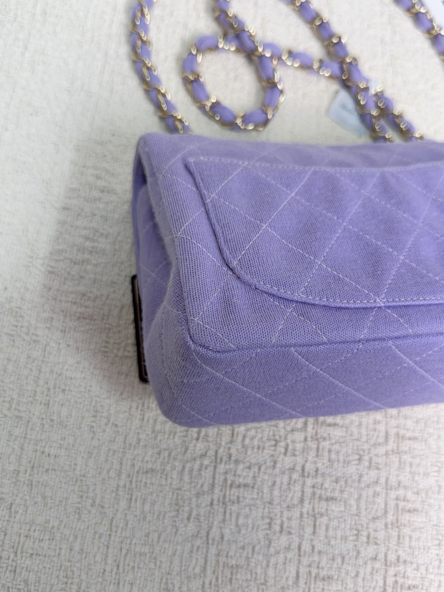 Chanel - Classic Flap Mini - Cloth - Purple - (mini)