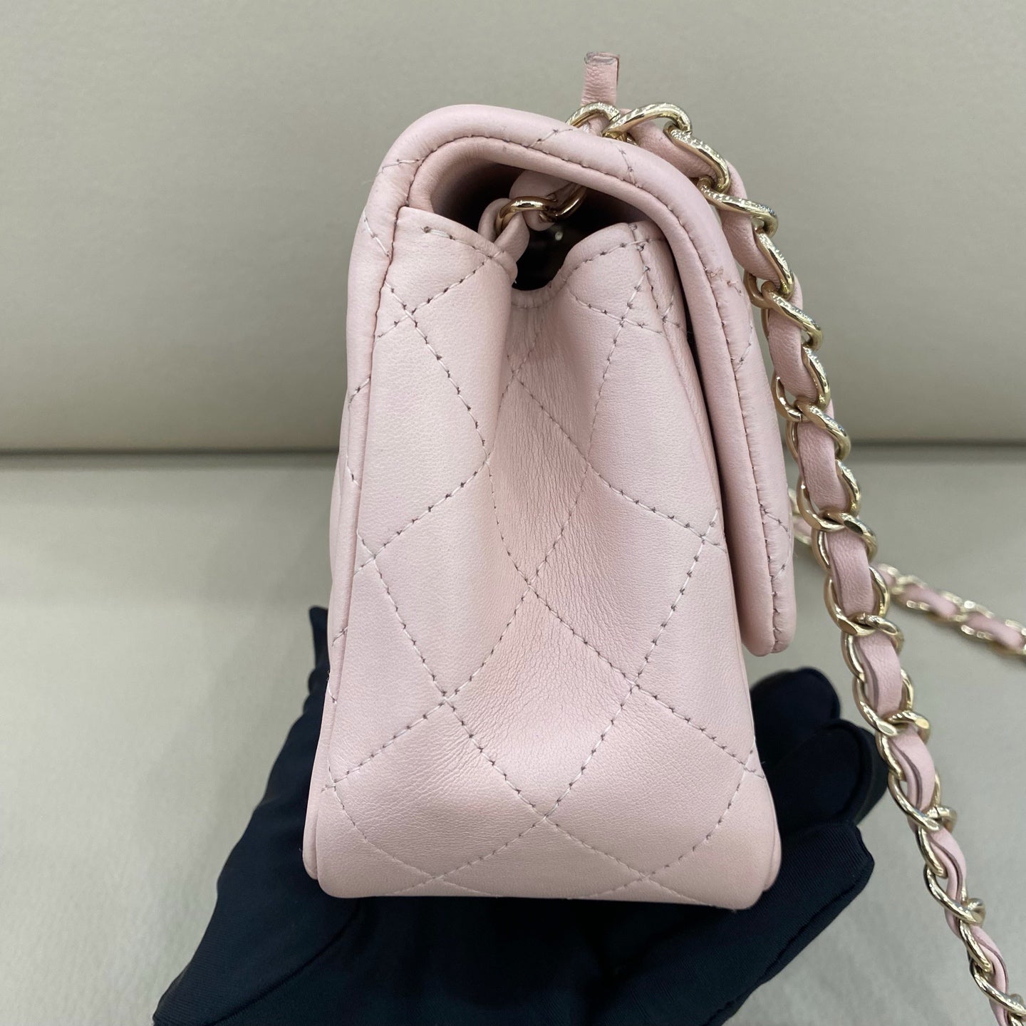 Chanel - Classic Flap Mini - Lambskin leather - Pink - (mini)