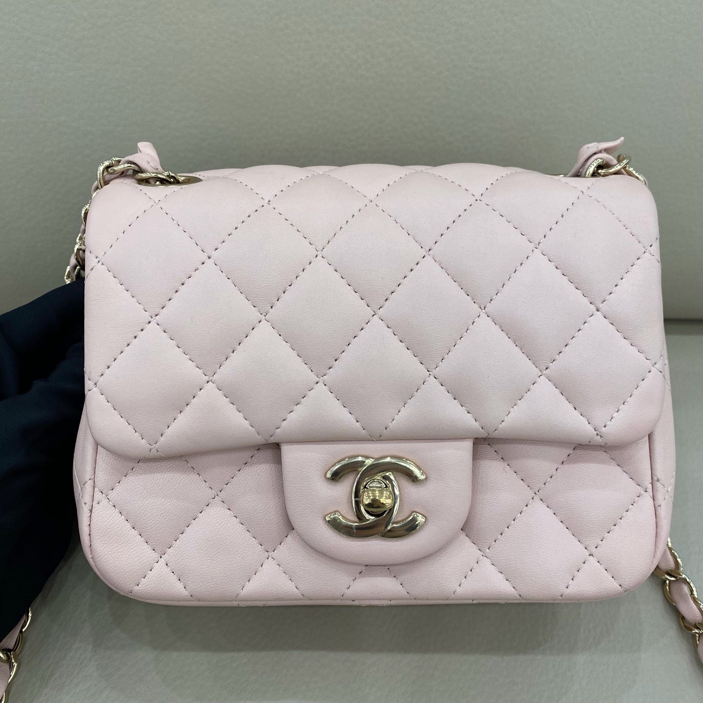 Chanel - Classic Flap Mini - Lambskin leather - Pink - (mini)