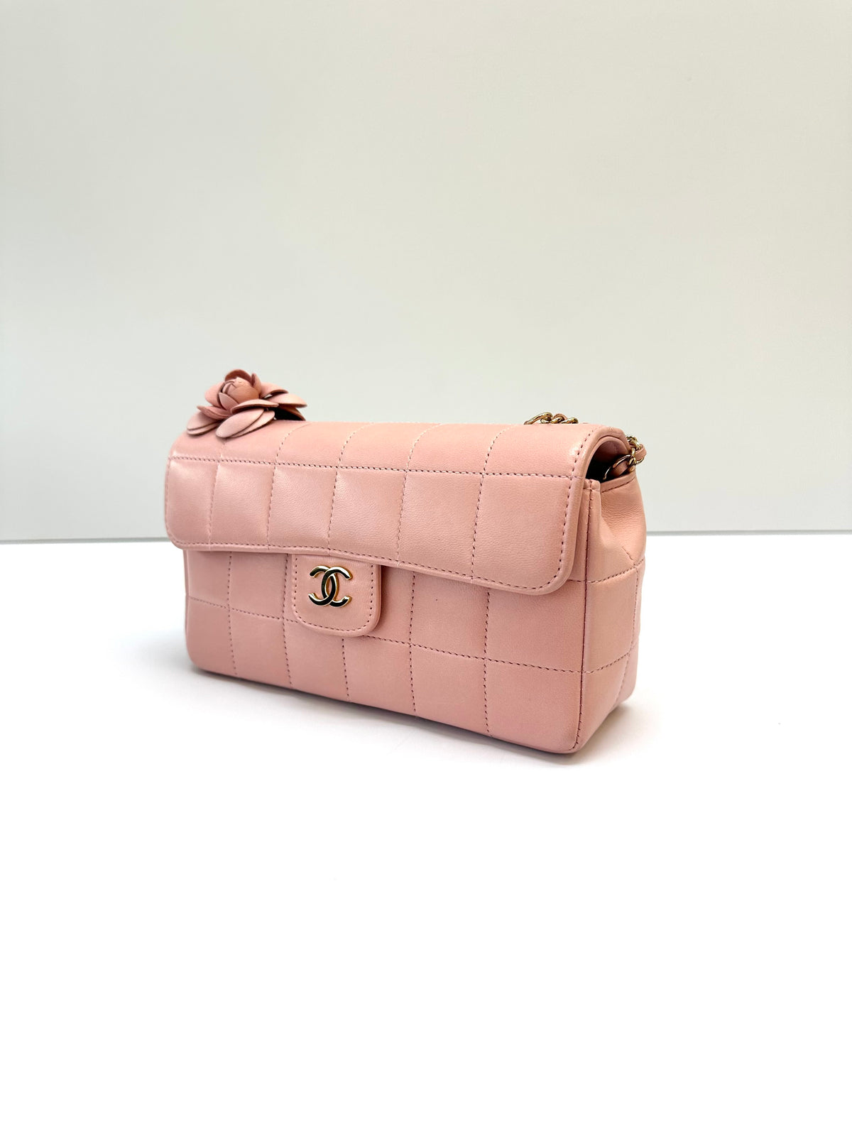 Chanel - Classic Flap Mini - Leather - Pink - (mini)