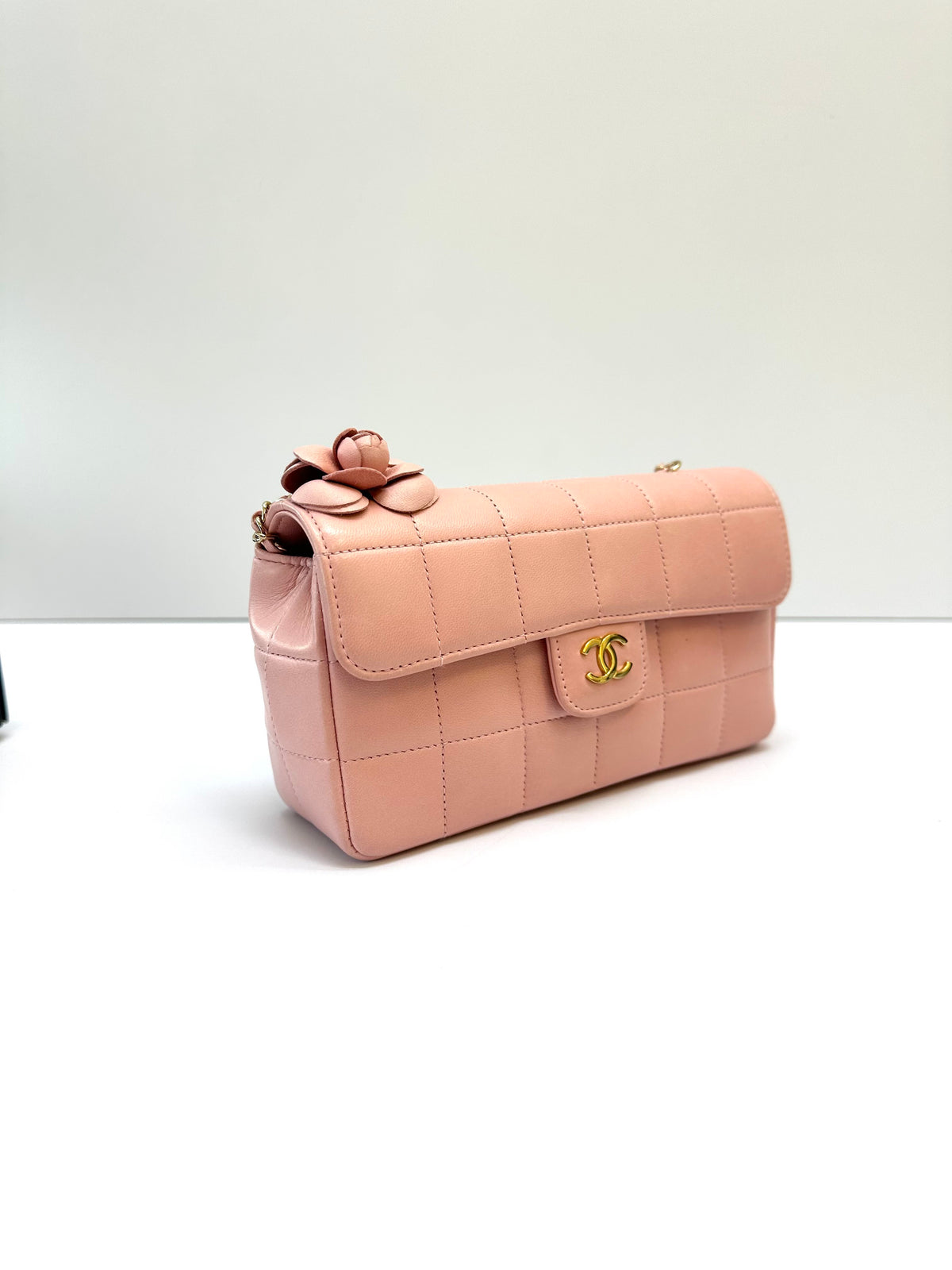 Chanel - Classic Flap Mini - Leather - Pink - (mini)