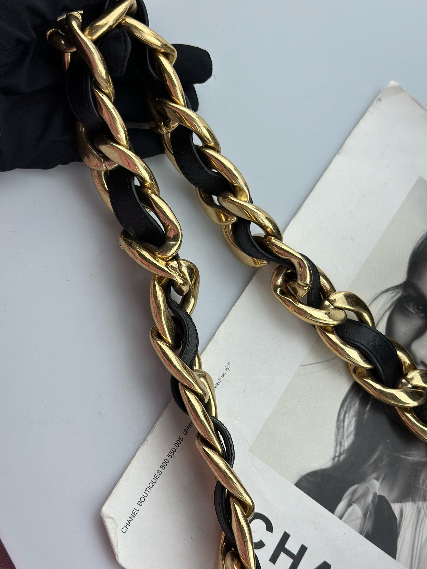 Chanel - Classic Flap Mini (Rectangular) - Lambskin leather - Black - (mini)