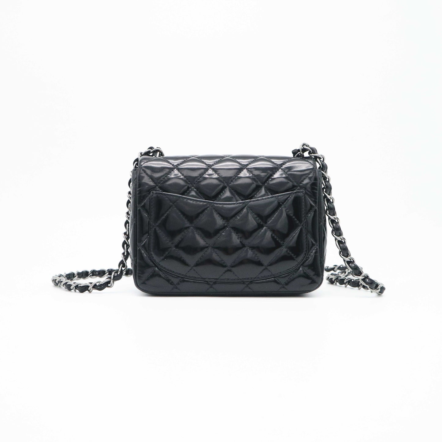 Chanel - Classic Flap Mini Square - Leather - Black - (mini)