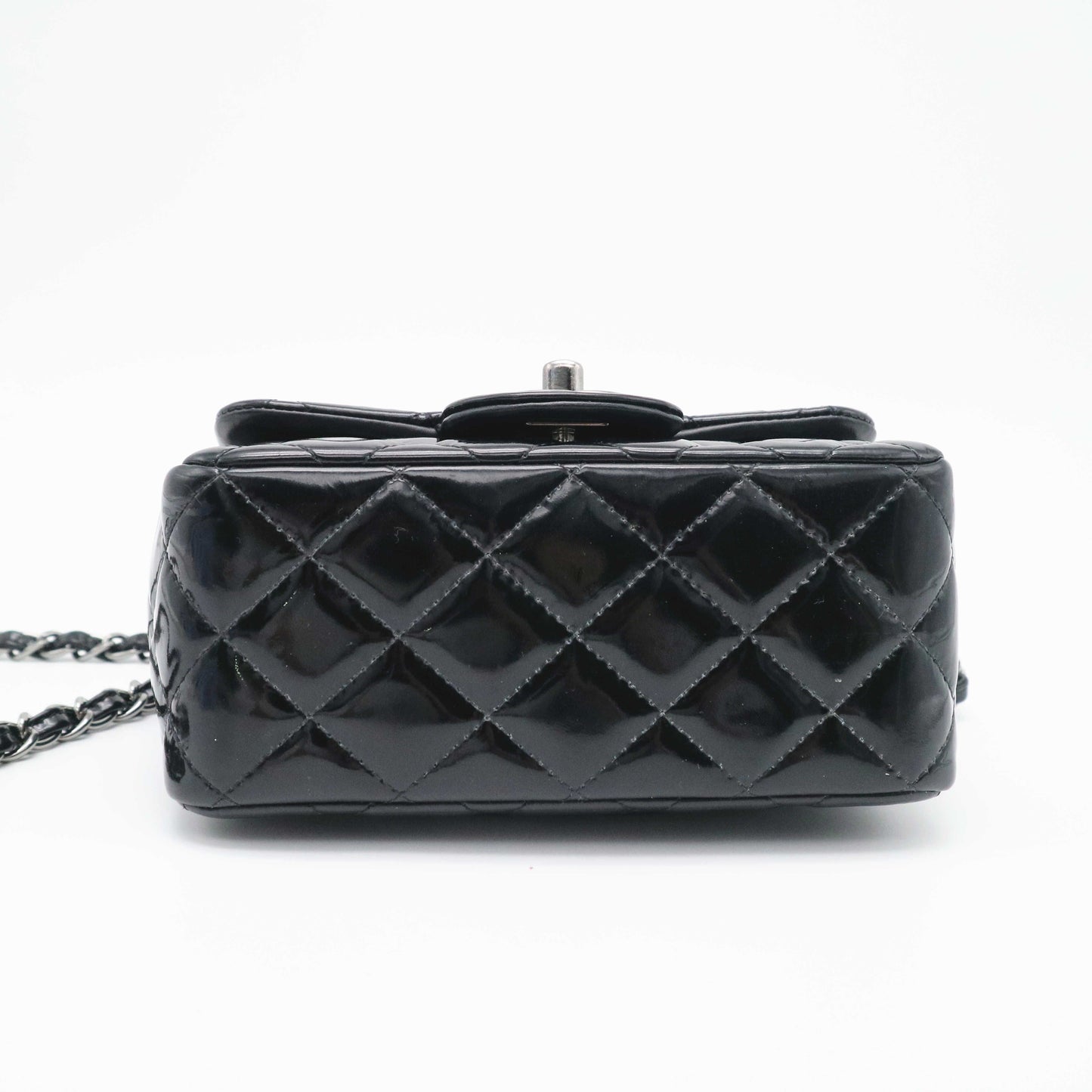 Chanel - Classic Flap Mini Square - Leather - Black - (mini)