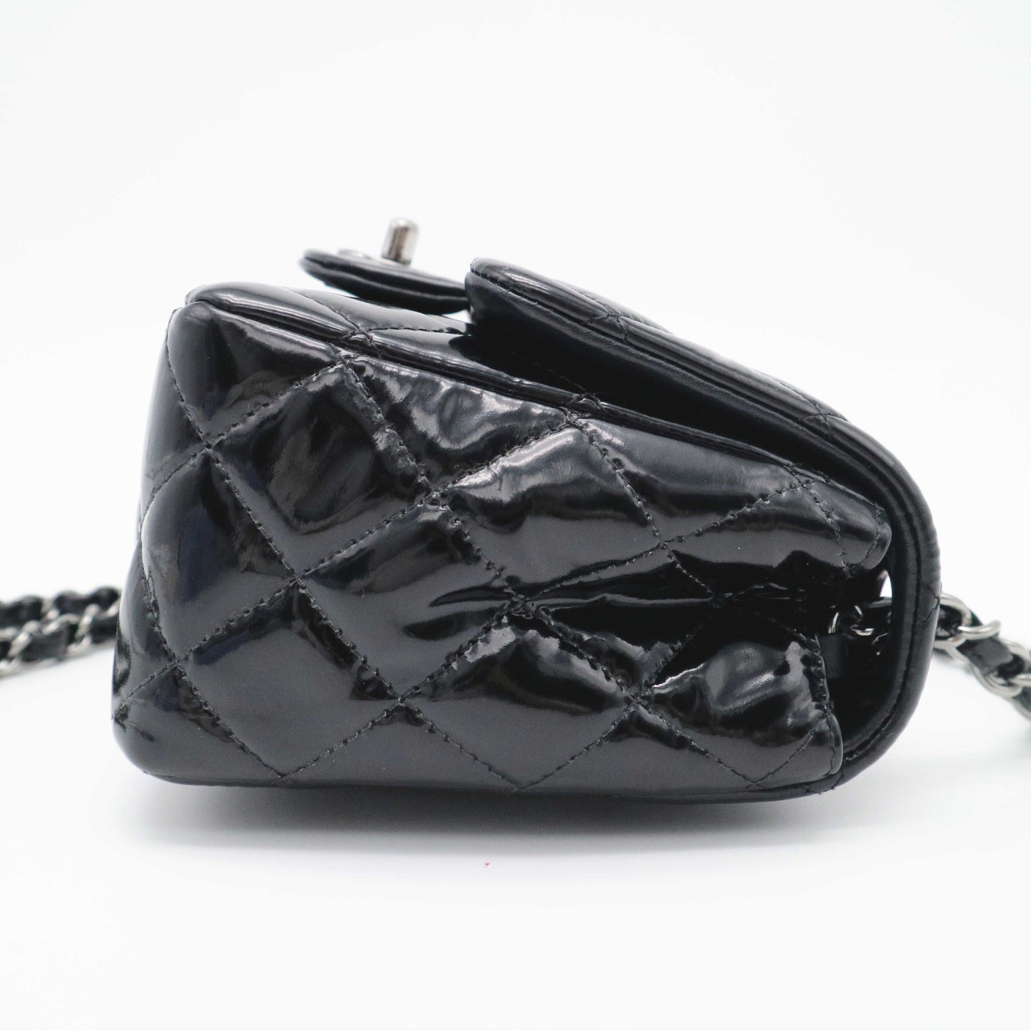 Chanel - Classic Flap Mini Square - Leather - Black - (mini)