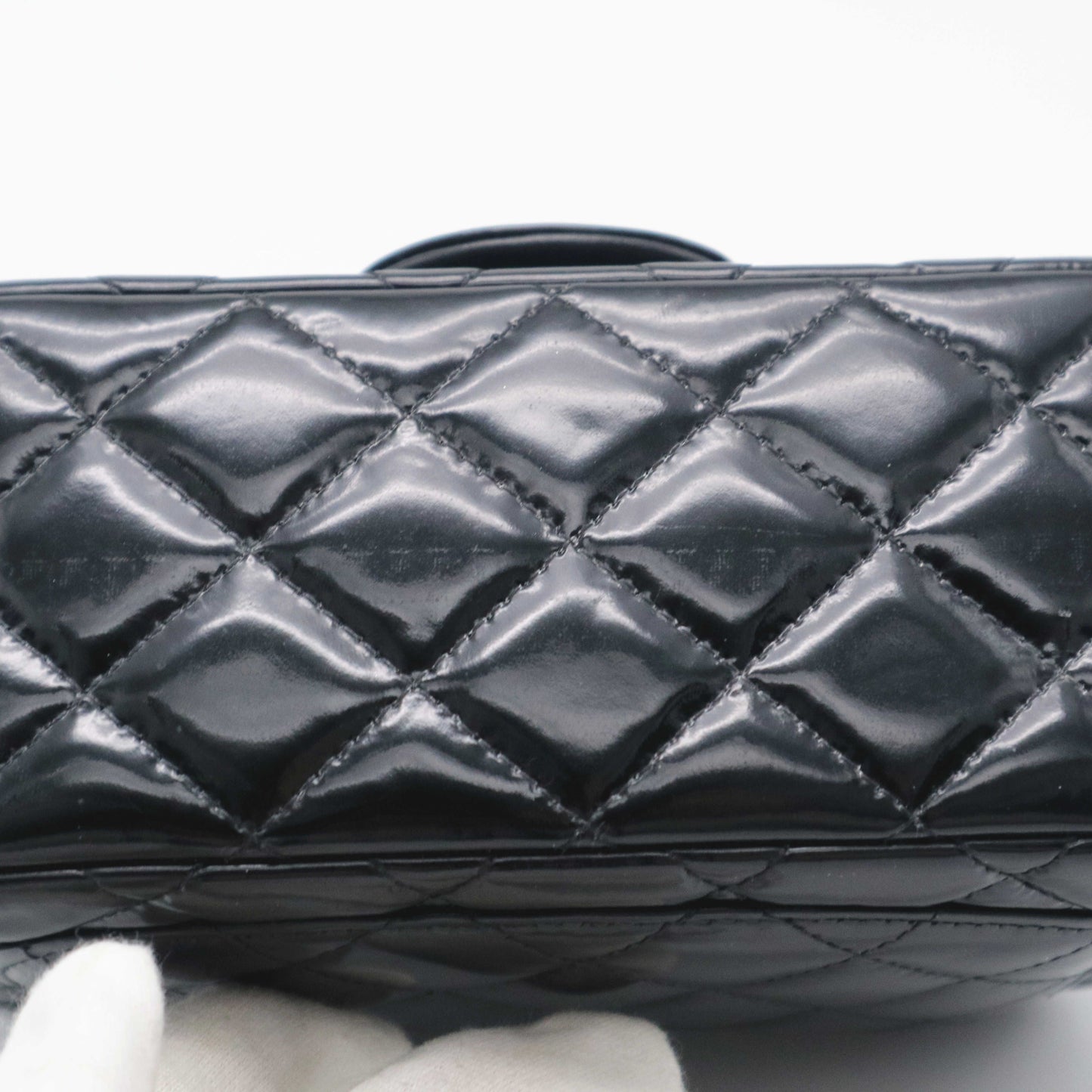 Chanel - Classic Flap Mini Square - Leather - Black - (mini)