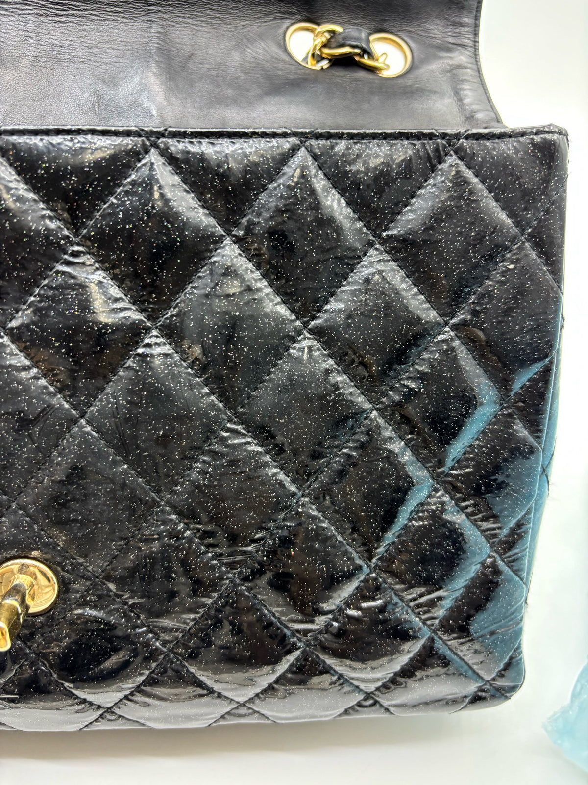 Chanel - Classic Flap - Patent leather - Black - (Large)