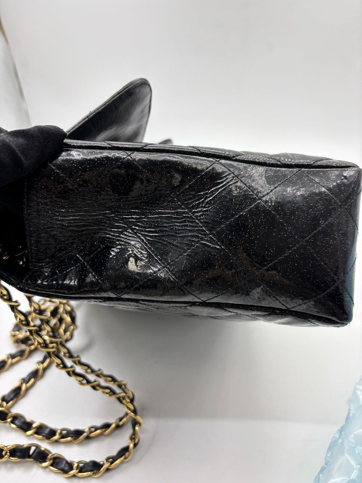 Chanel - Classic Flap - Patent leather - Black - (Large)