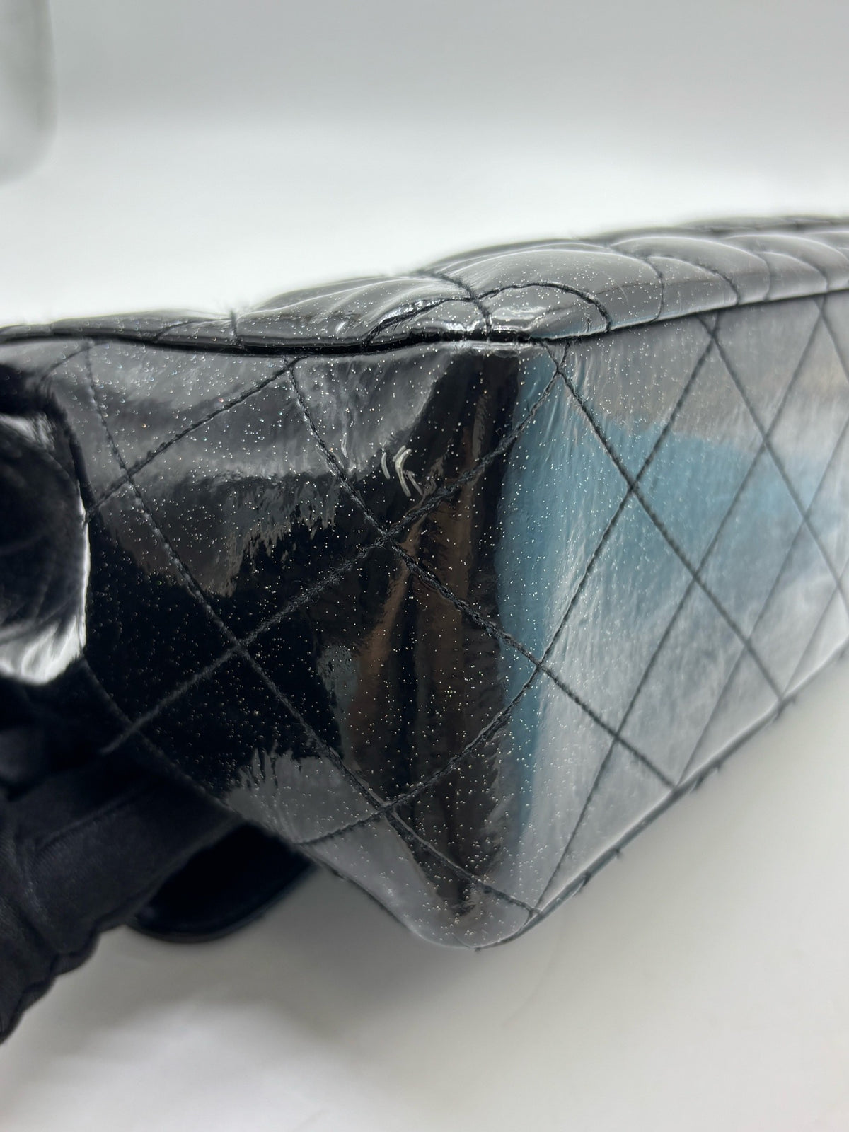 Chanel - Classic Flap - Patent leather - Black - (Large)