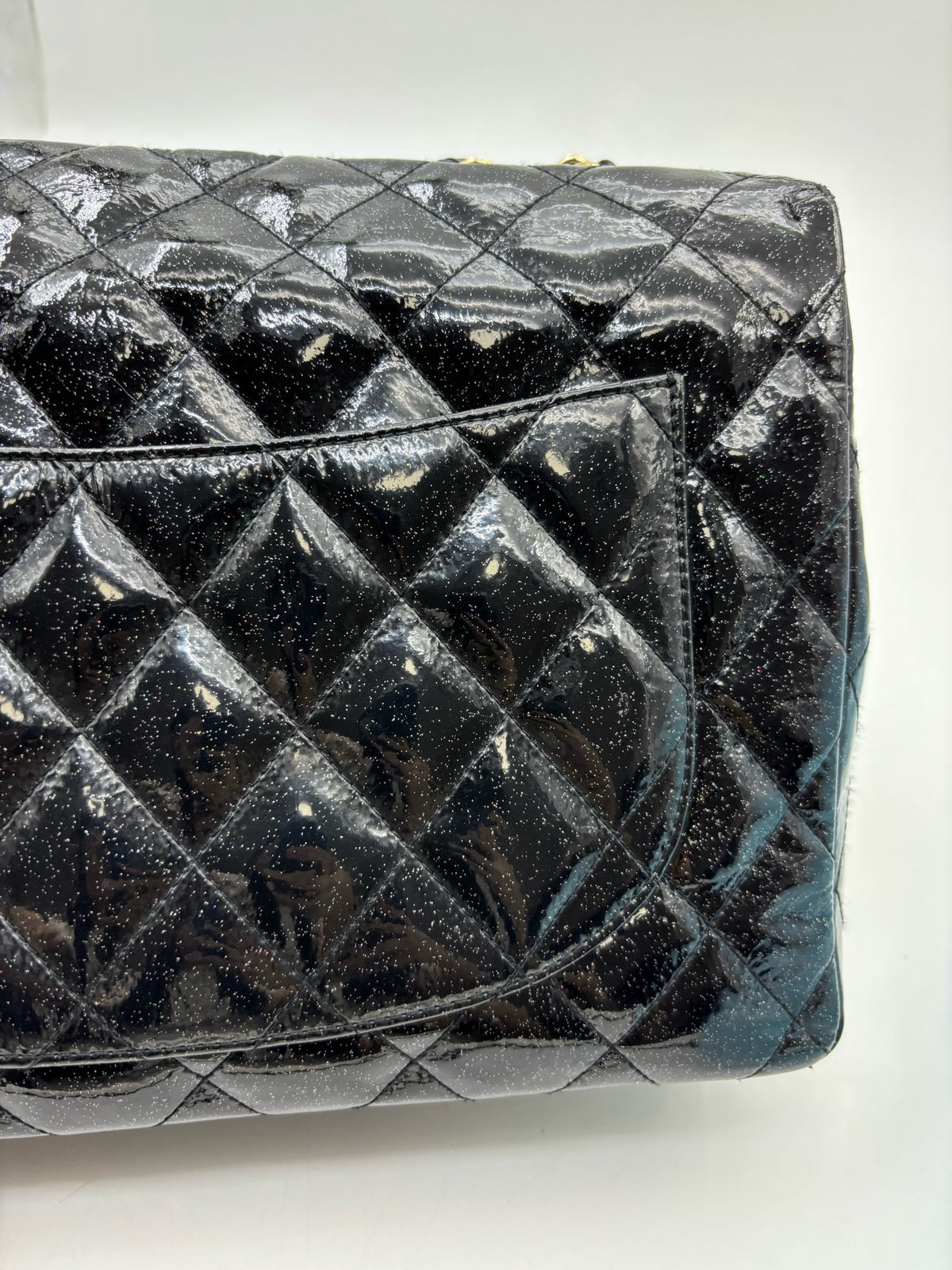 Chanel - Classic Flap - Patent leather - Black - (Large)