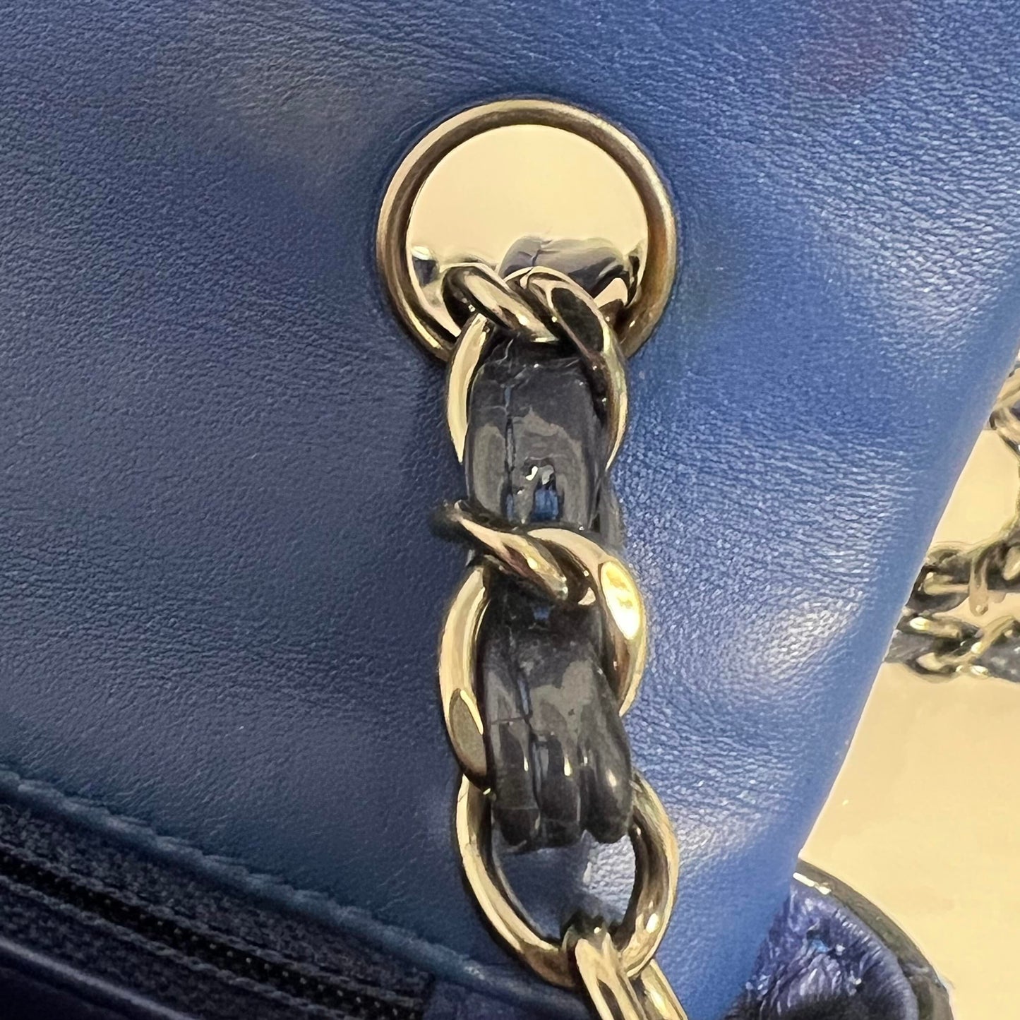 Chanel - Classic Flap - Patent leather - Blue - (mini)