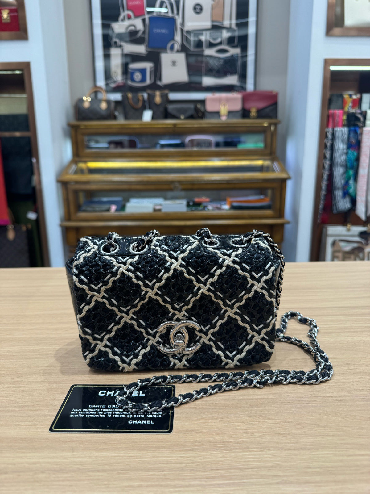 Chanel - Classic Flap - Patent leather - Multicolour - (mini)