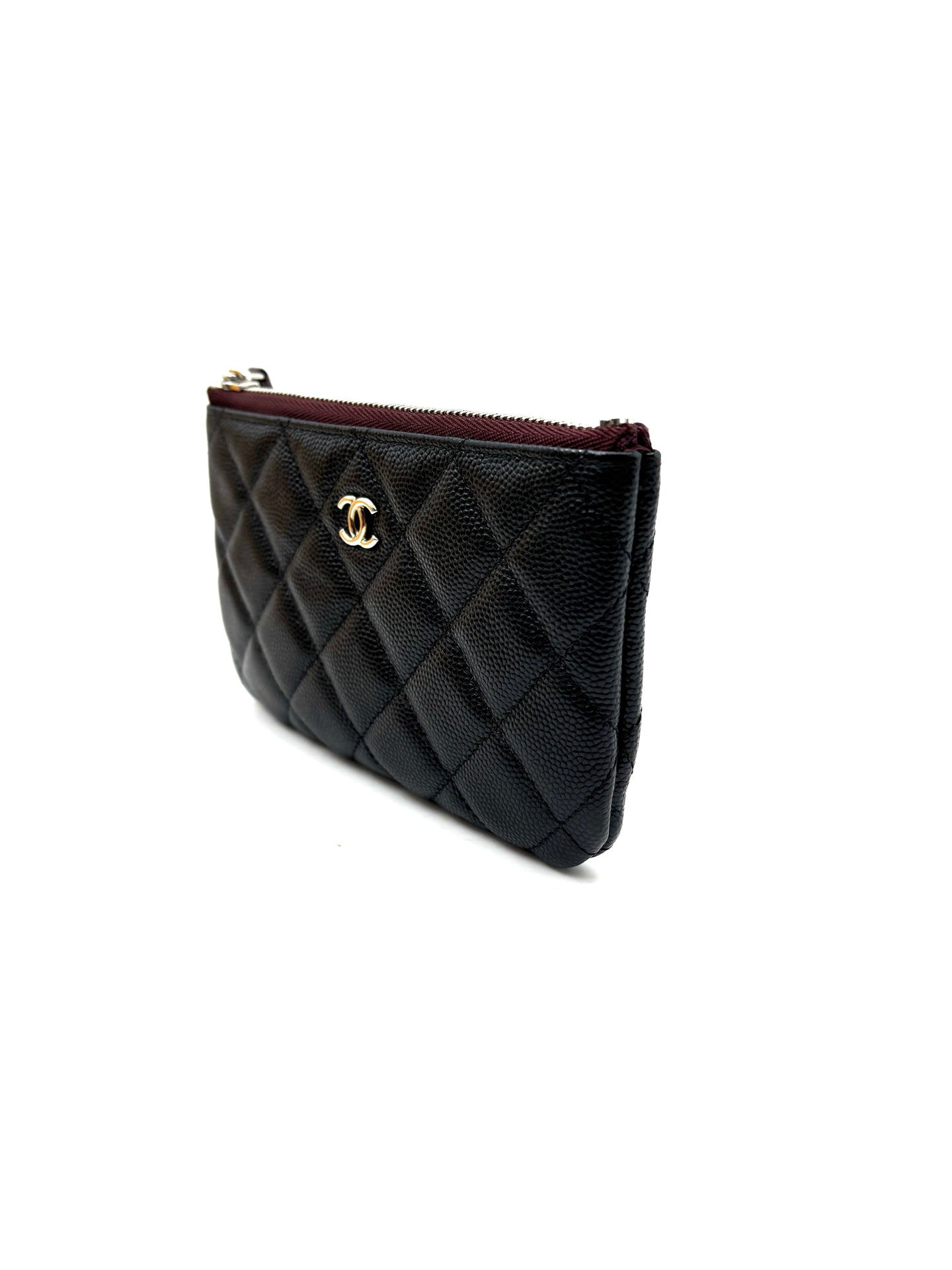 Chanel - Classic Flap Pouch - Caviar leather - Black - (small)