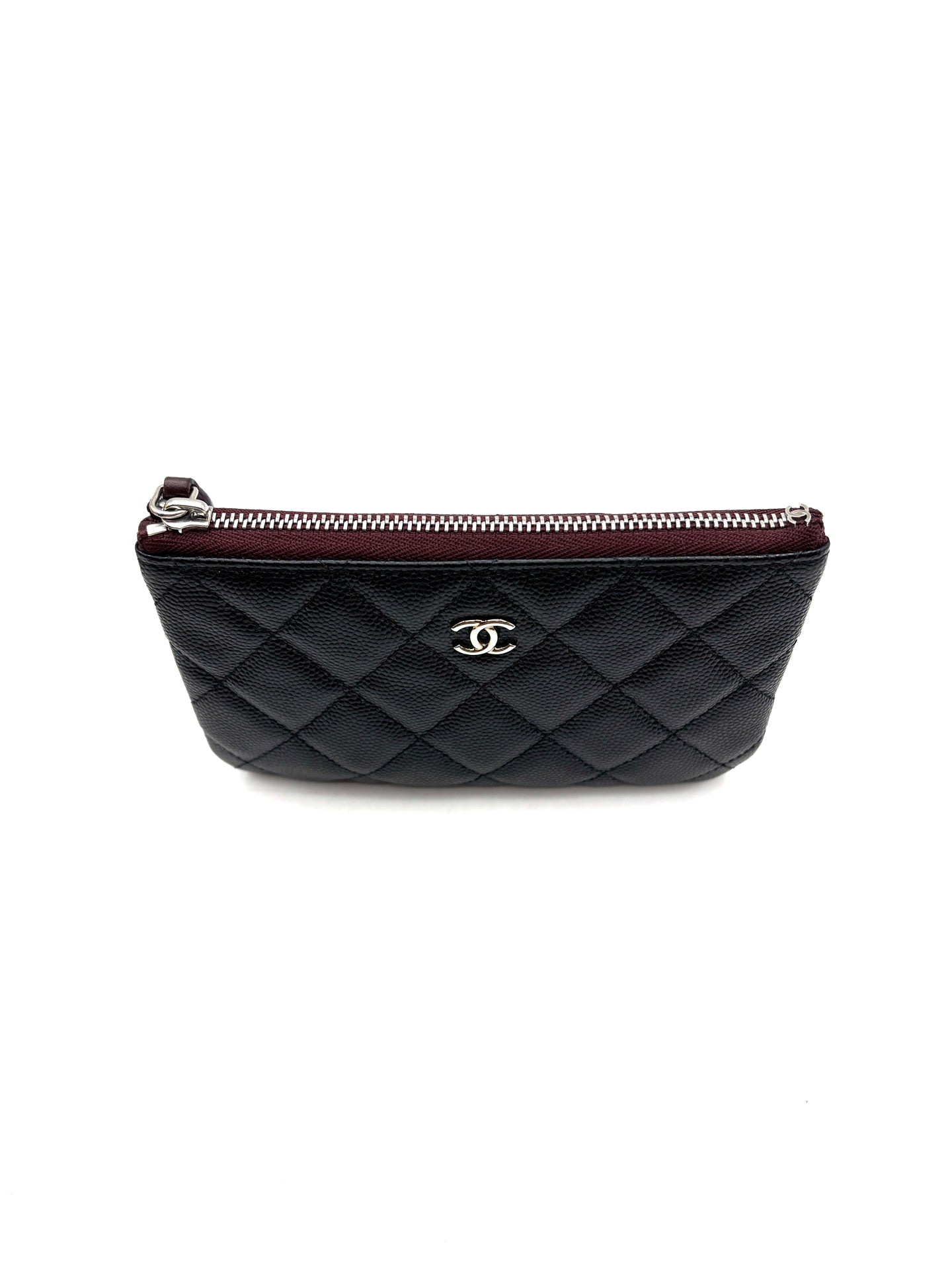 Chanel - Classic Flap Pouch - Caviar leather - Black - (small)