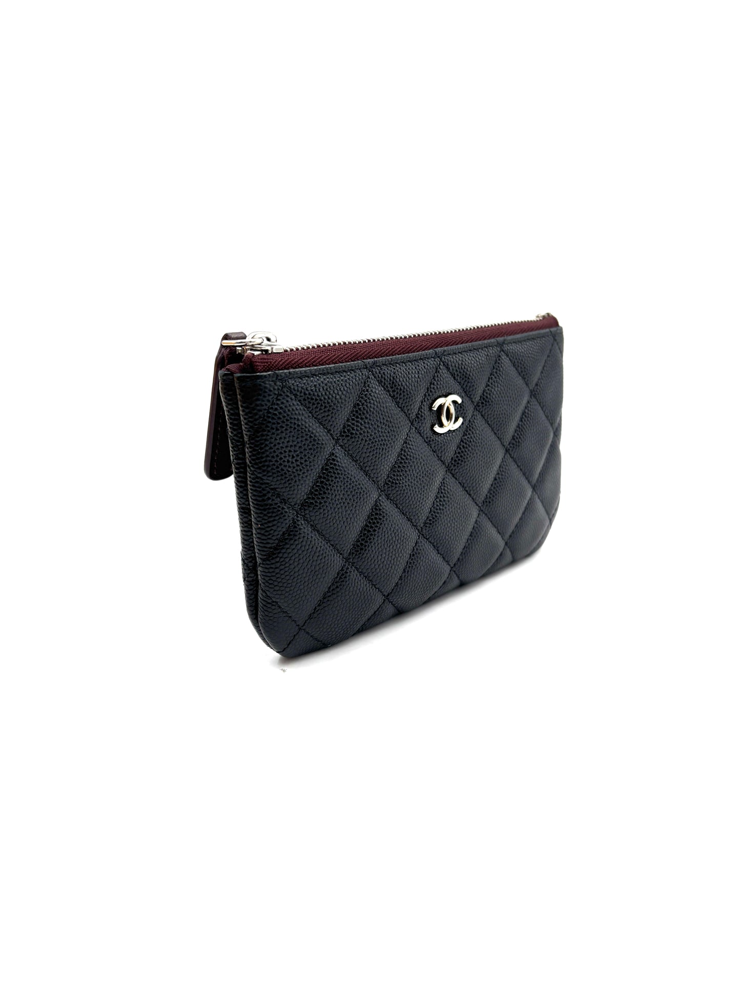 Chanel - Classic Flap Pouch - Caviar leather - Black - (small)