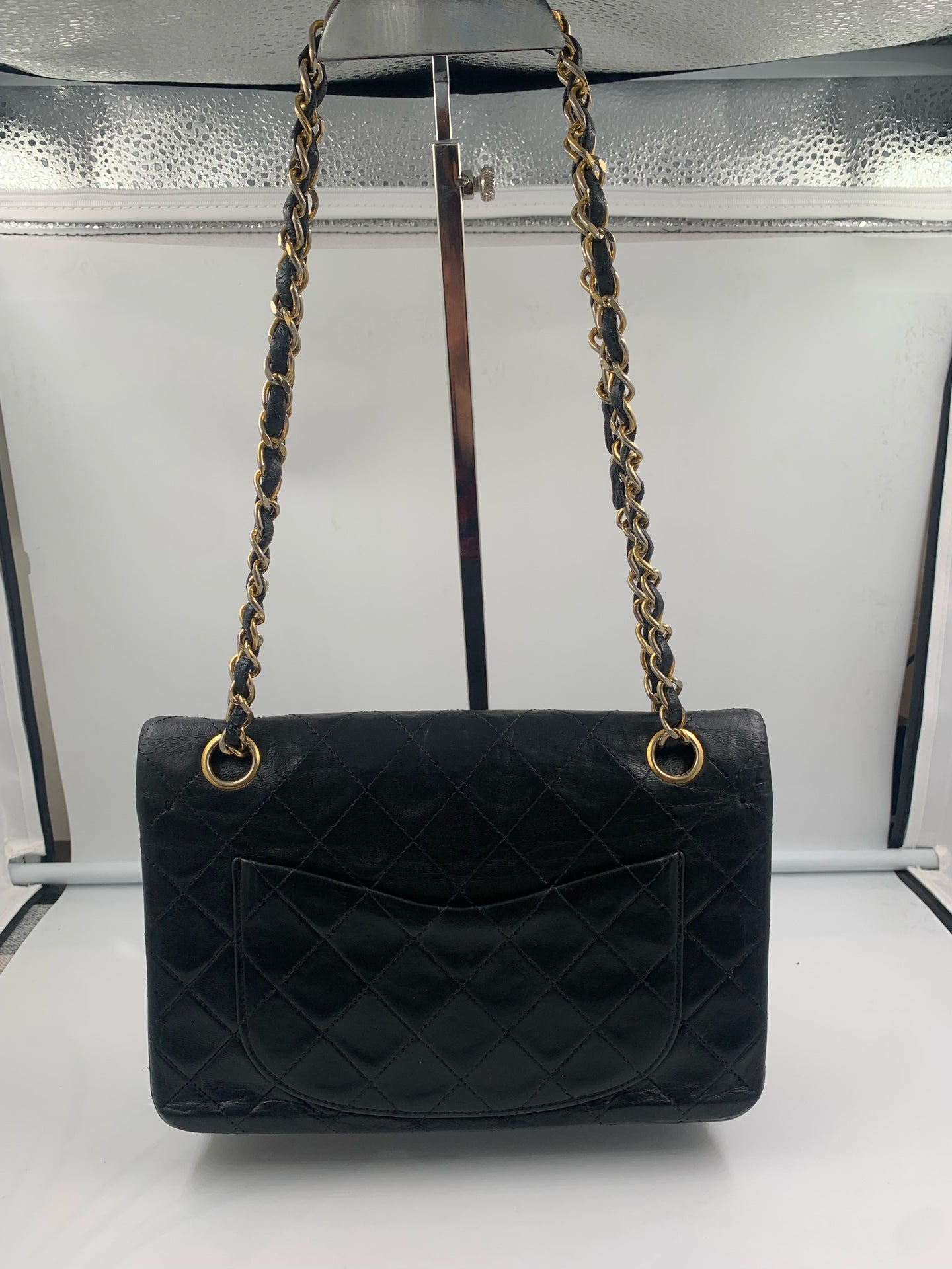 Chanel - Classic Flap Small - Lambskin leather - Black with Gold-Tone Hardware - (small)