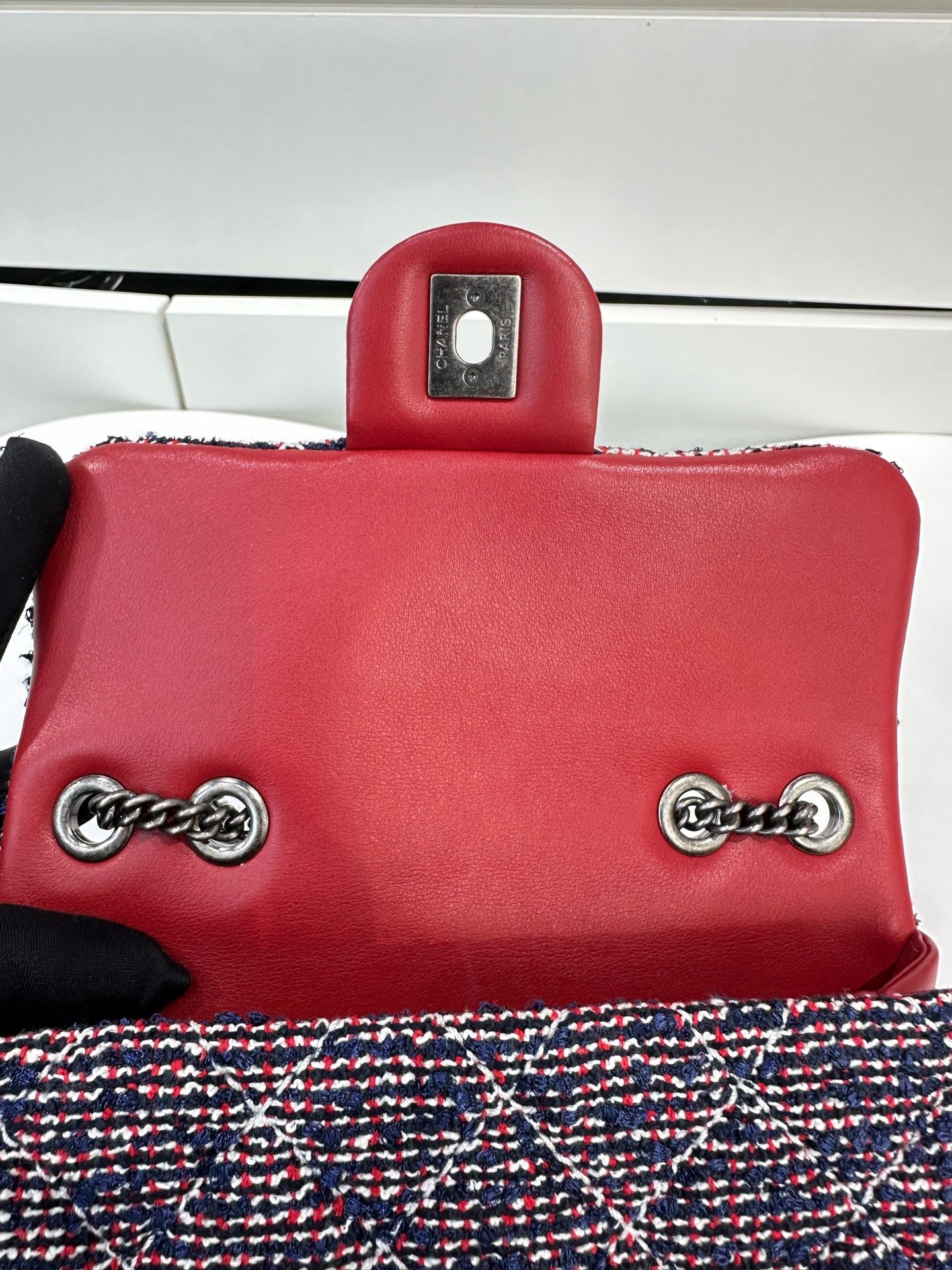 Chanel - Classic Flap - Tweed - Multicolour - (small)