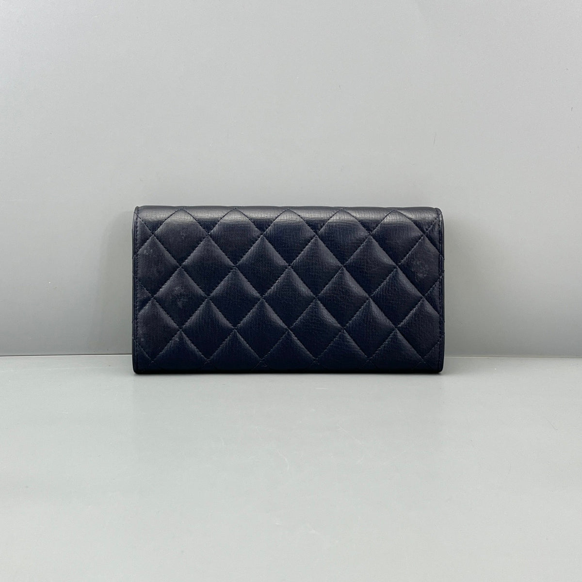 Chanel - Classic Flap Wallet - Leather - Navy