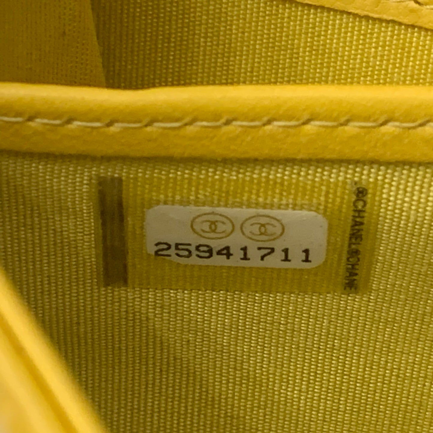 Chanel - Classic Flap Wallet On Chain - Leather - Yellow - (N/A)