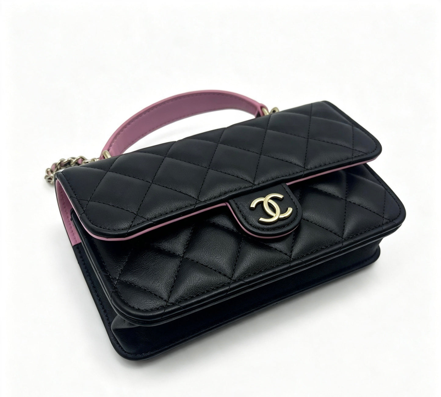 Chanel - Classic Flap WOC - Leather - Black - (mini)