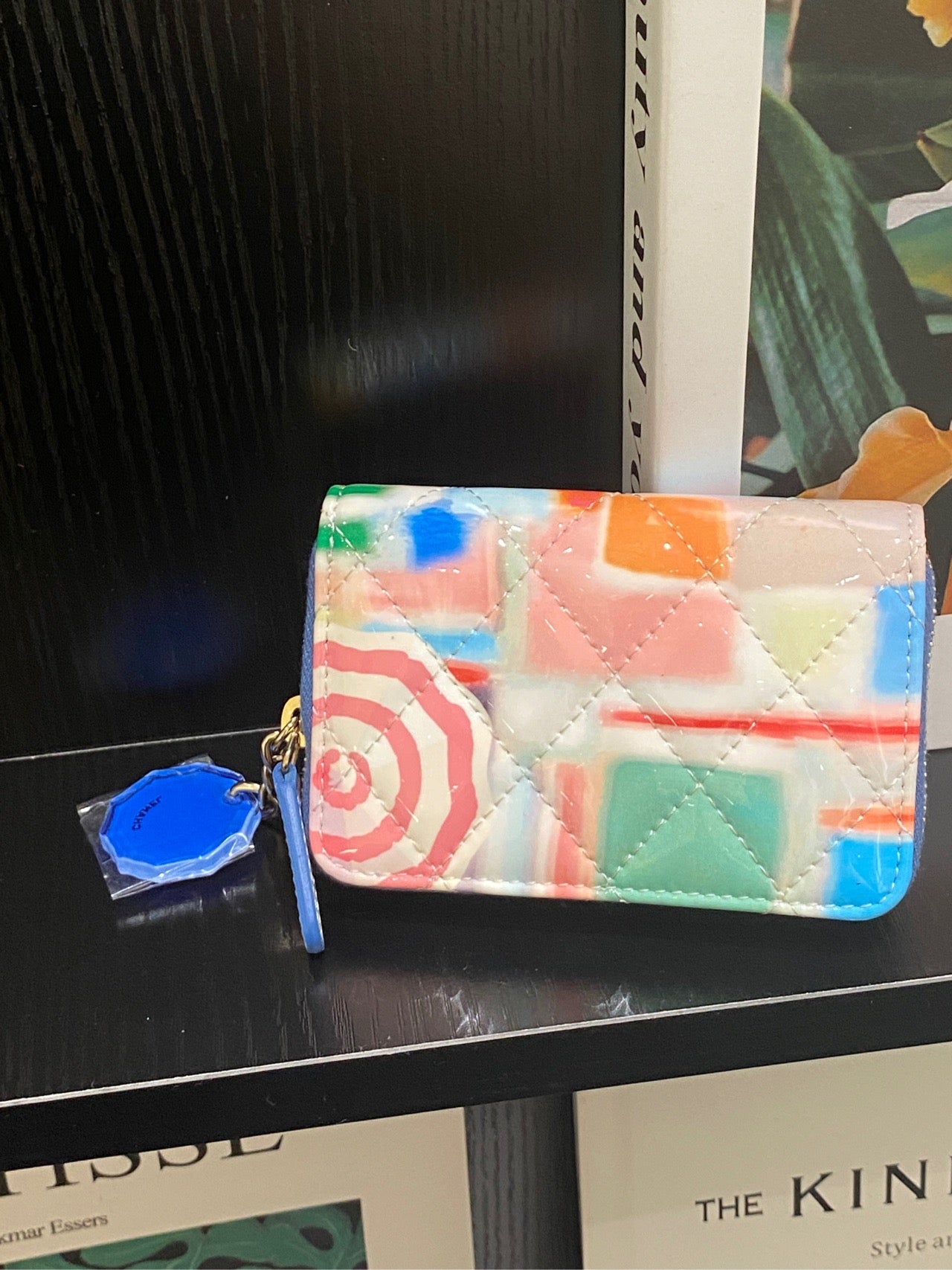 Chanel - Classic Zipped Coin Purse - Patent leather - Multicolour - (mini)