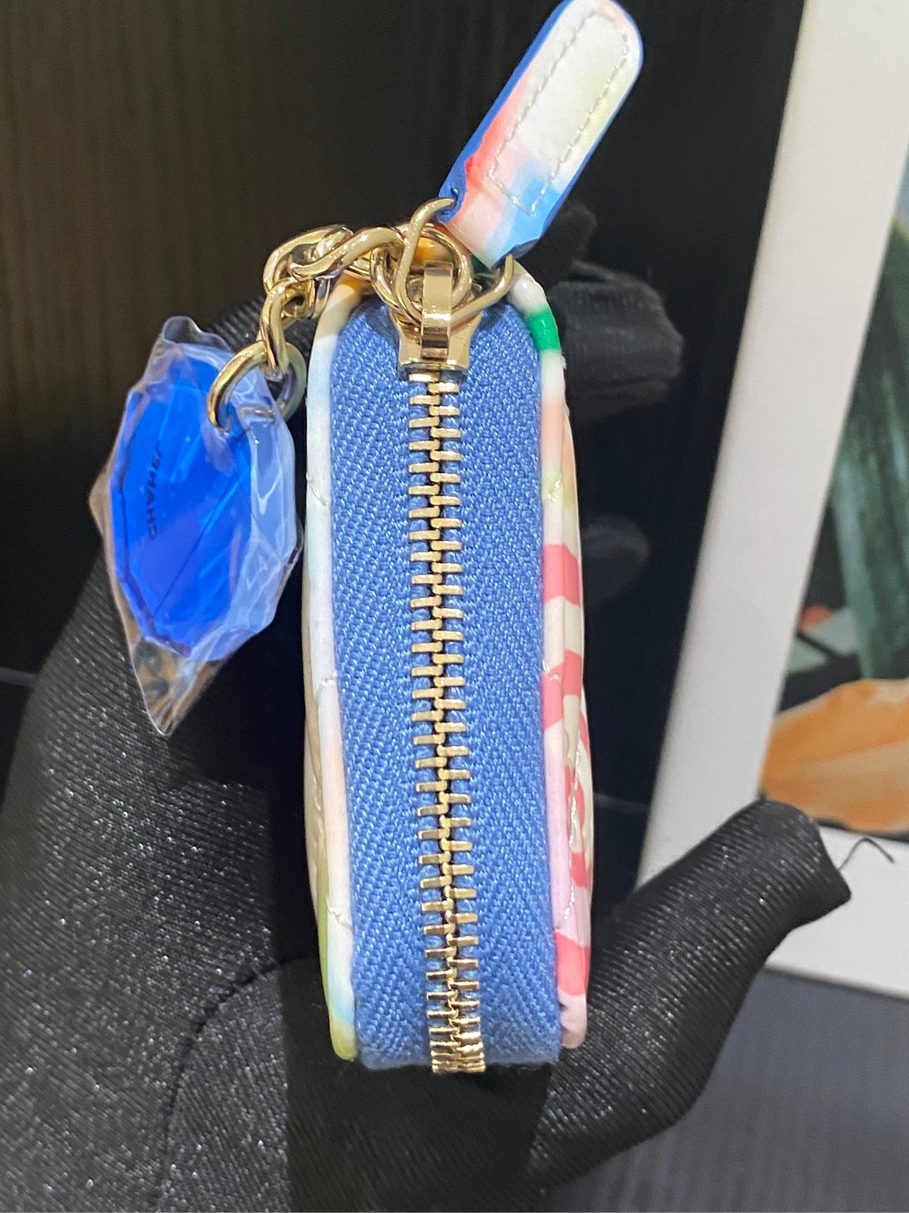 Chanel - Classic Zipped Coin Purse - Patent leather - Multicolour - (mini)