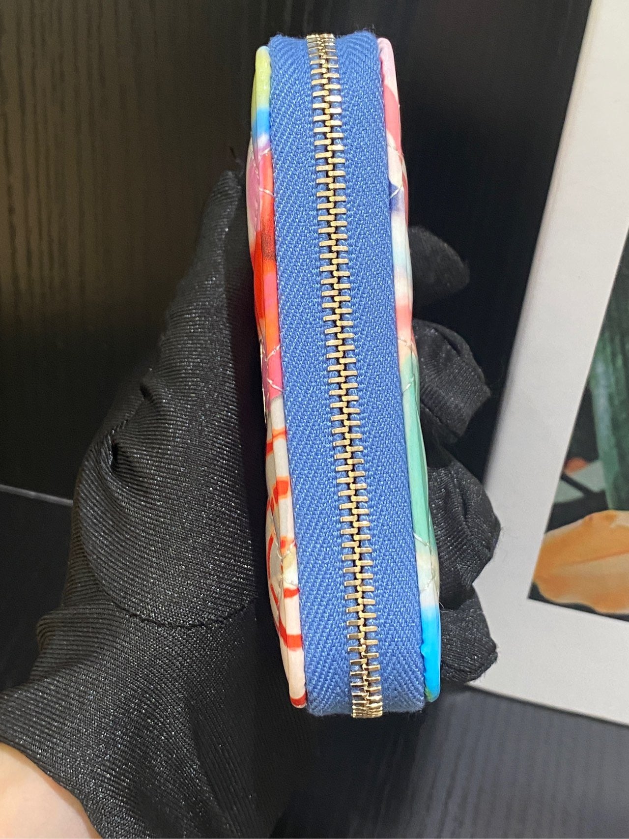 Chanel - Classic Zipped Coin Purse - Patent leather - Multicolour - (mini)