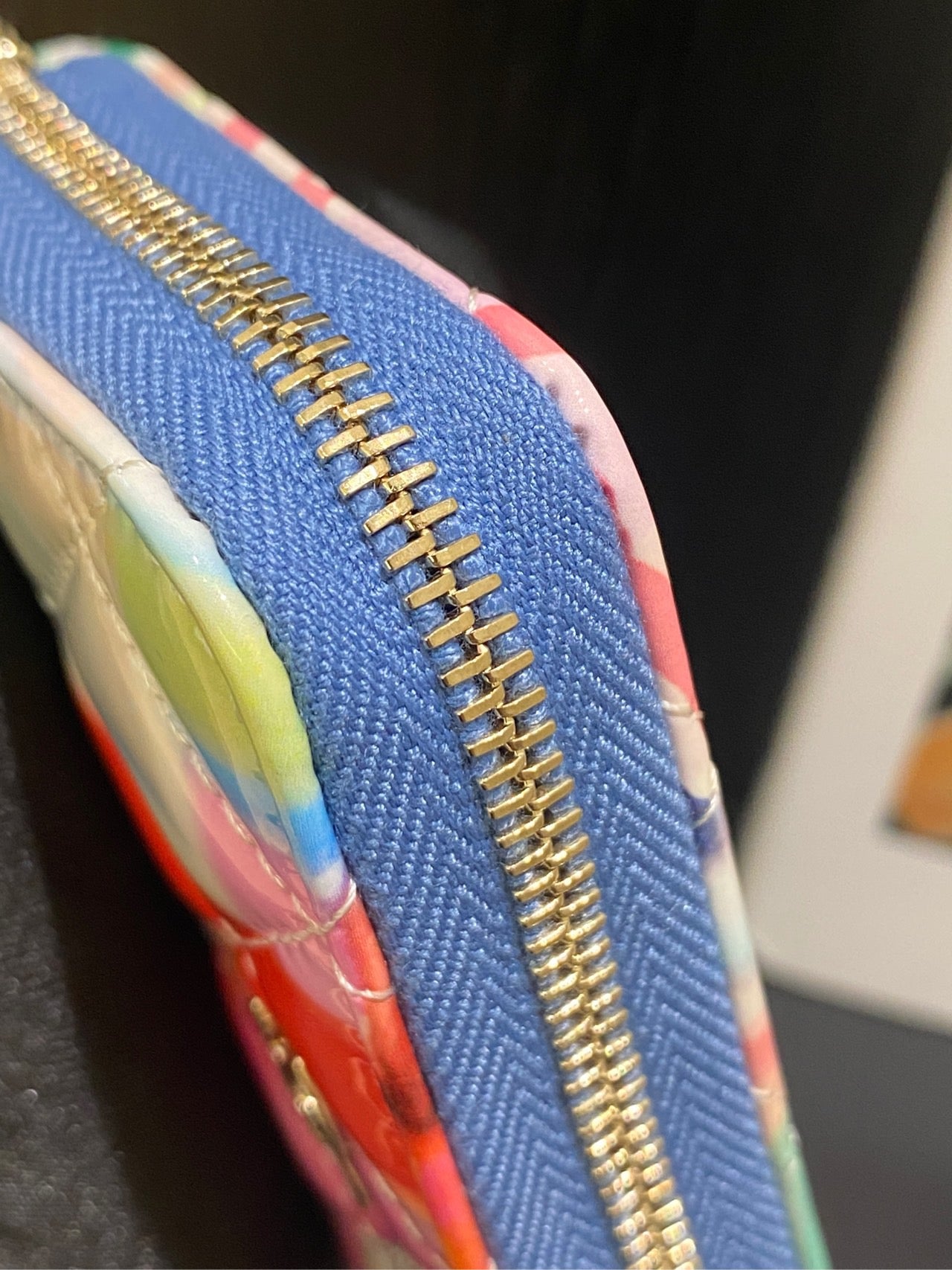 Chanel - Classic Zipped Coin Purse - Patent leather - Multicolour - (mini)