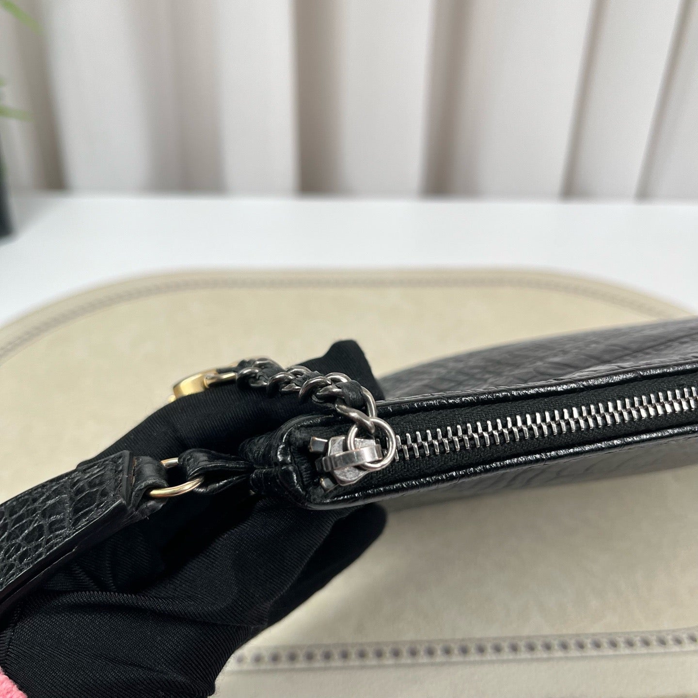 Chanel - Clutch - Leather - Black - (Other)
