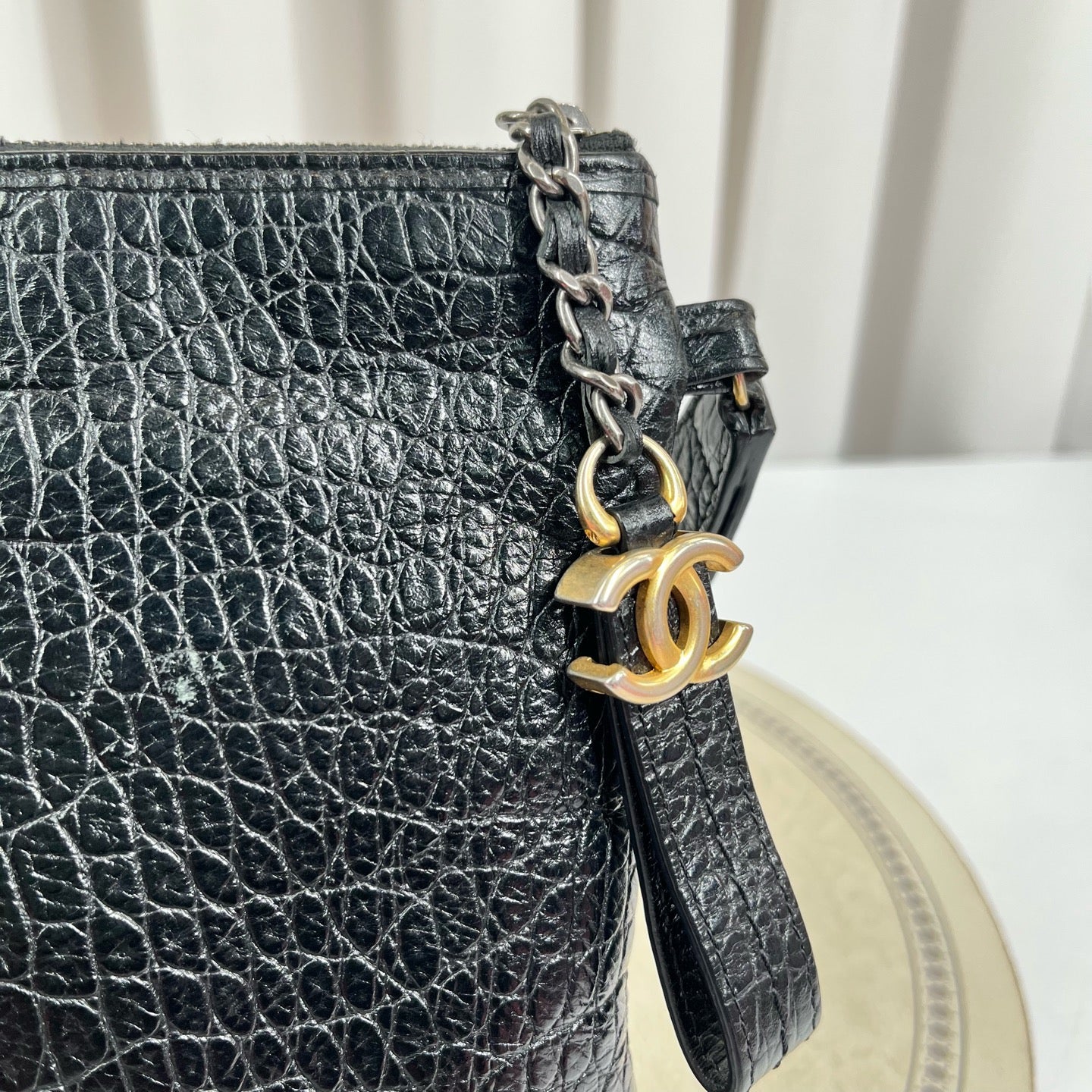 Chanel - Clutch - Leather - Black - (Other)