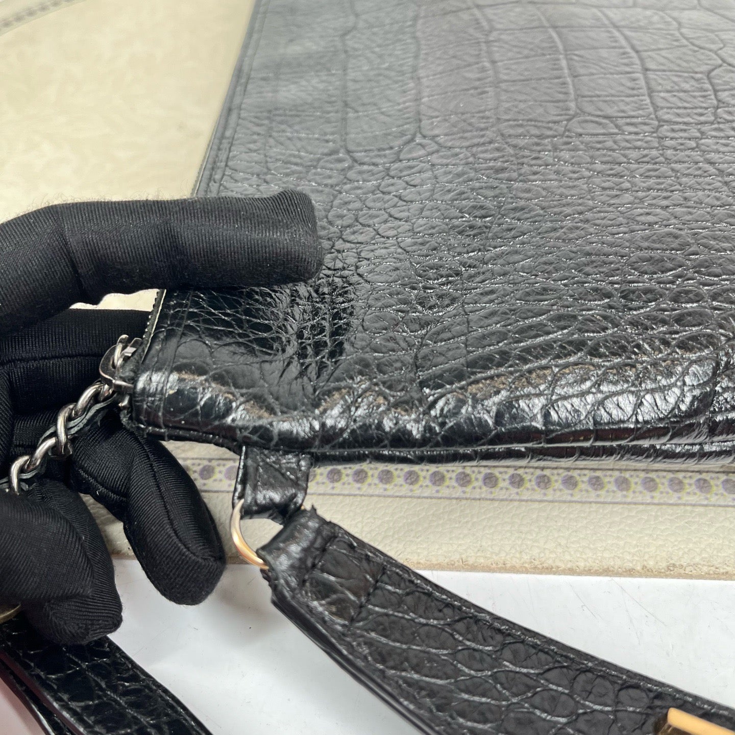 Chanel - Clutch - Leather - Black - (Other)