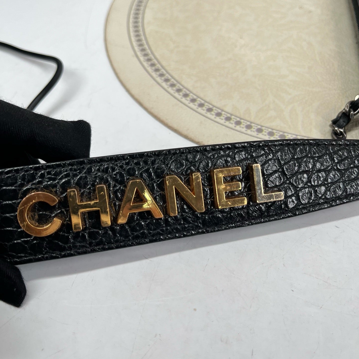 Chanel - Clutch - Leather - Black - (Other)