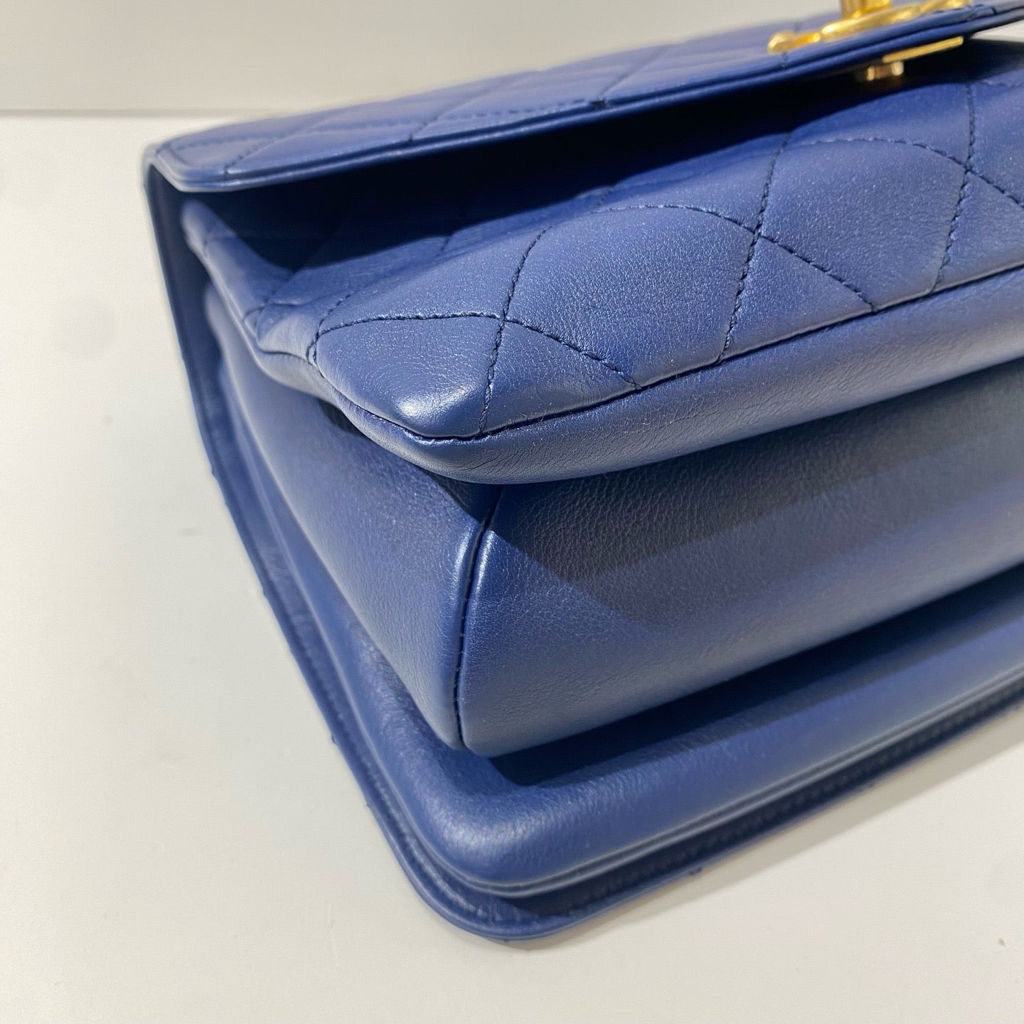 Chanel - Coco Handle - Leather - Navy - (mini)