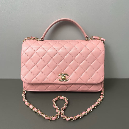 Chanel - Coco Handle - Leather - Pink - (mini)