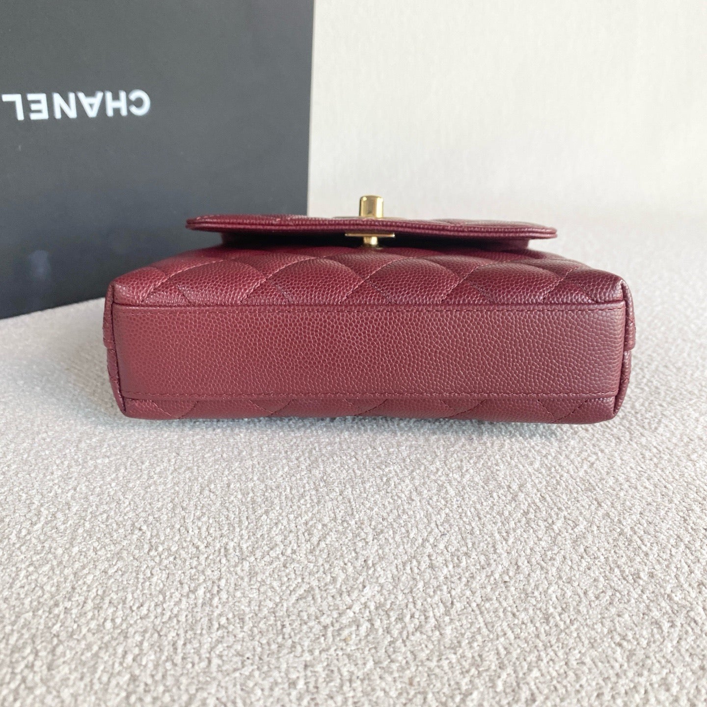 Chanel - Coco Handle Nano - Leather - Red - (mini)
