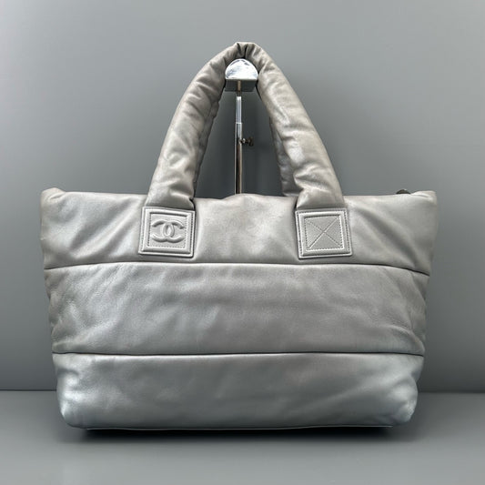 Chanel - Cocoon - Leather - Silver - (large)
